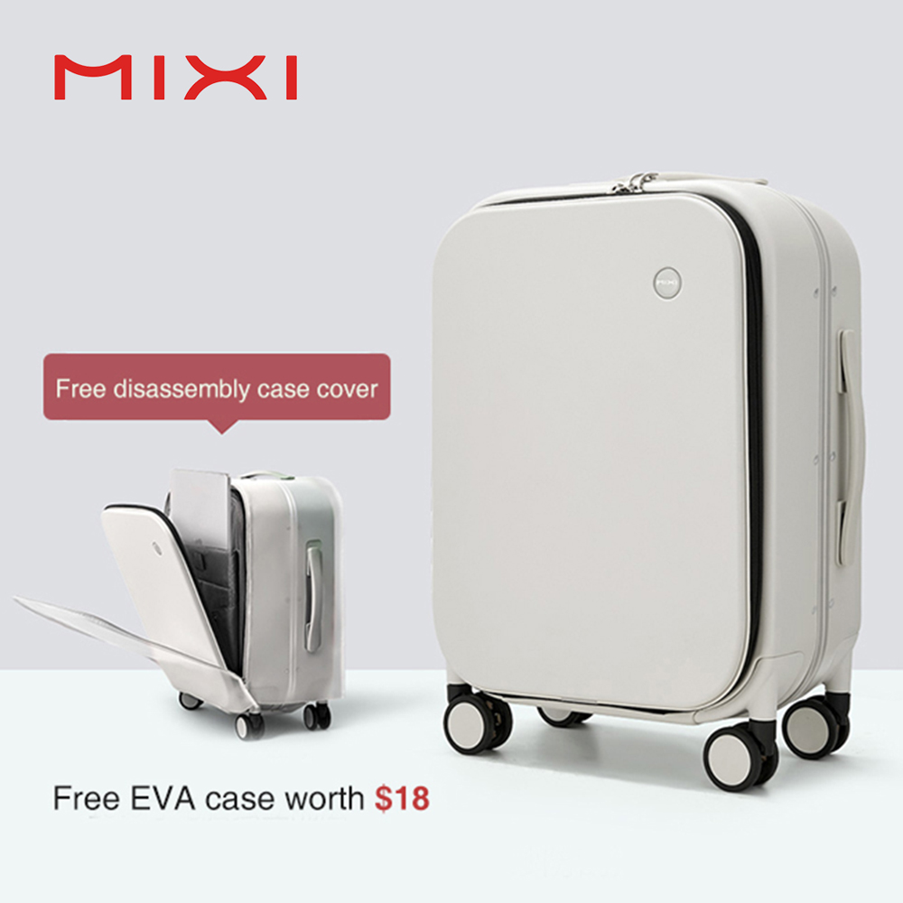 Foldable Rolling Luggage Bag - Mixi Patent Design Aluminum Frame Suitcase