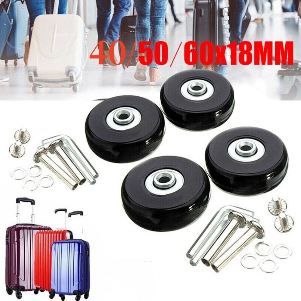 57-59MM Resistant Flexible Sil - Silent Replacement Luggage Wheels ulasan dan harga