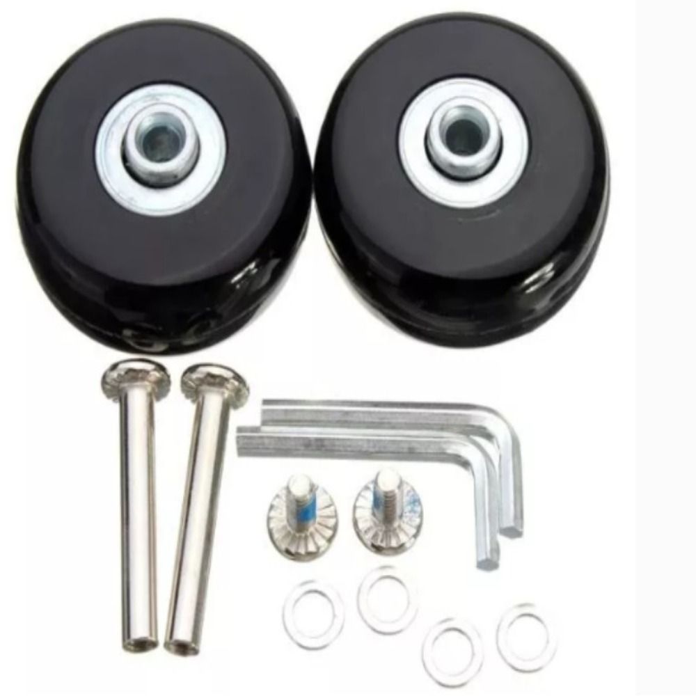 57-59MM Resistant Flexible Sil - Silent Replacement Luggage Wheels ulasan dan harga
