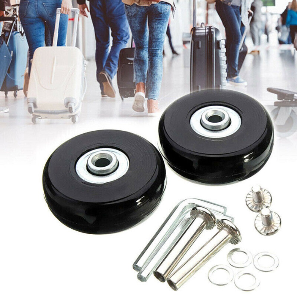 57-59MM Resistant Flexible Sil - Silent Replacement Luggage Wheels ulasan dan harga