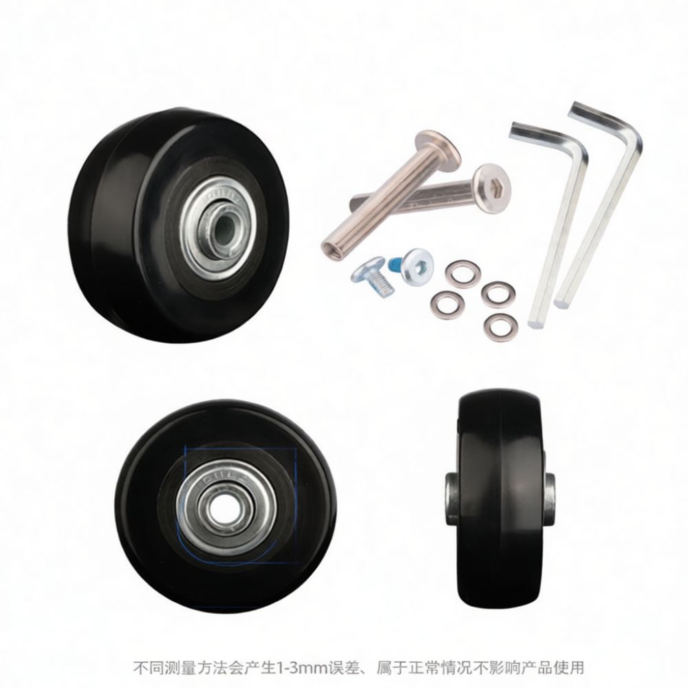 Luggage Casters Rubber Wheels  - Silent Replacement Luggage Wheels ulasan dan harga