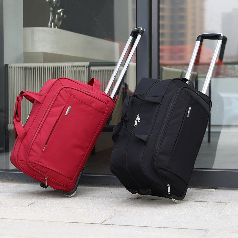 Travel Luggage Bags Oxford Wat - Foldable Rolling Luggage Bag ulasan dan harga