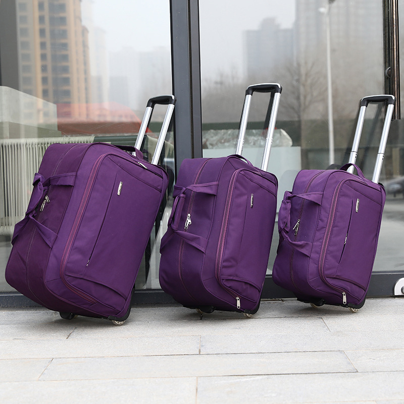Travel Luggage Bags Oxford Wat - Foldable Rolling Luggage Bag ulasan dan harga
