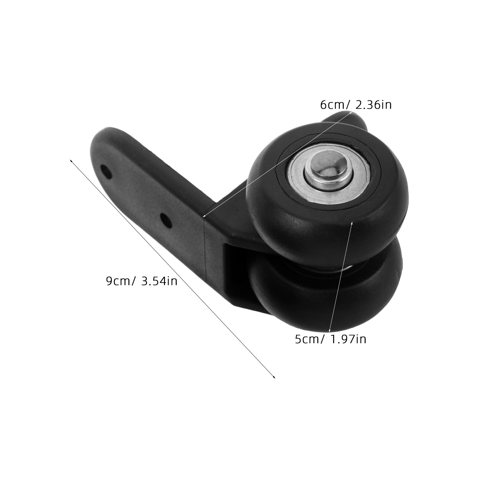 1Pair Heavy Duty Caster Wheels - Silent Replacement Luggage Wheels ulasan dan harga