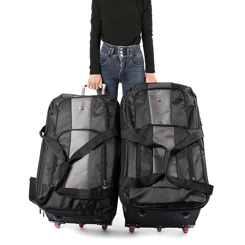 28/32 inch Large Capacity Roll - Foldable Rolling Luggage Bag ulasan dan harga